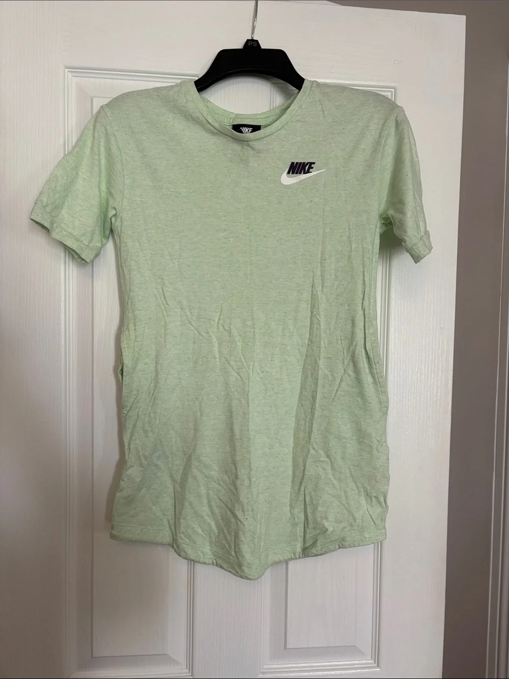 Kids Nike Mint Green Dress Logo Crew Tee